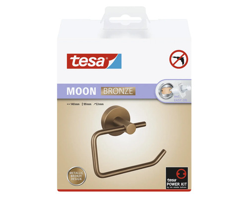 Tesa Moon toiletpapierhouder brons in doos