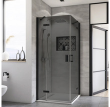 Moderne badkamer met douchecabine, regendouche en handdouche