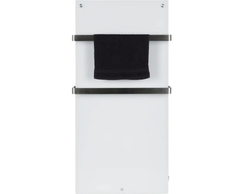 Handdoekradiator met handdoek