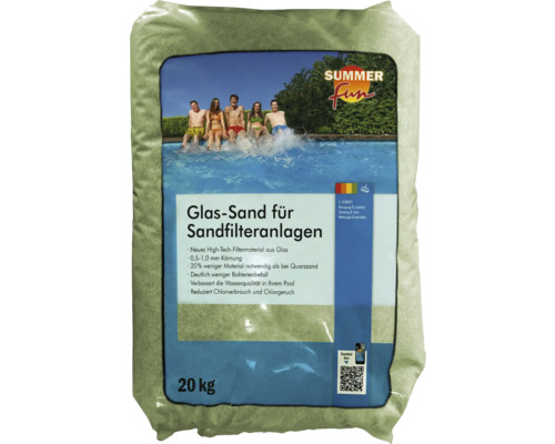 SUMMER FUN Glaszand 0,5-1,0 mm tbv zandfiltersysteem 20 kg