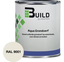 Pot Aqua grondverf op waterbasis voor binnen en buiten met kleurvoorbeeld RAL 9001
