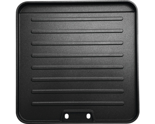 TENNEKER Reserve onderdeel Grillplaat tbv gasbbq Solaris TG-2 (HB 10725317) Zwarte grillplaat met geribbeld oppervlak