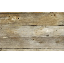 Houten wand met planken