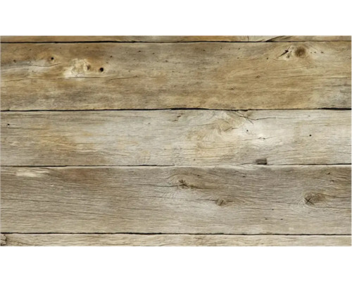 Houten wand met planken