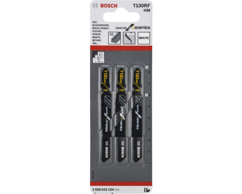Bosch decoupeerzaagblad T130RF HM, geschikt voor keramiek