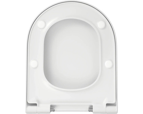 Witte toiletbril van kunststof