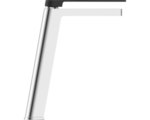 Enkele hoge wastafelmengkraan van metaal