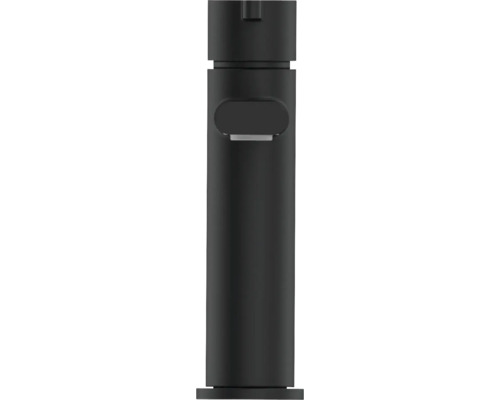 Zwarte wastafelkraan voor staande montage