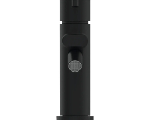 Zwarte wastafelkraan voor de badkamer