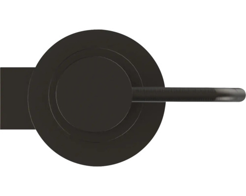 Deurbeslagset met rond rozetdesign
