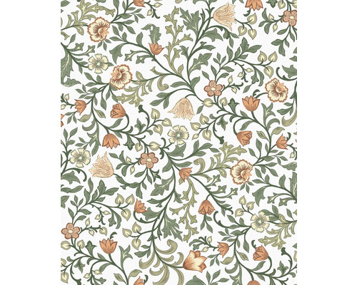 MARBURG Vliesbehang 47626 Heritage bladeren bloemen groen/wit Bloembehang met klimopmotief