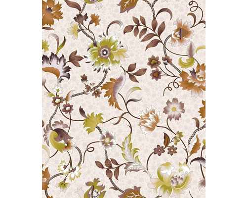 MARBURG Vliesbehang 47646 Heritage bloemen bruin Bloemenbehangpatroon met bloemen en bladeren