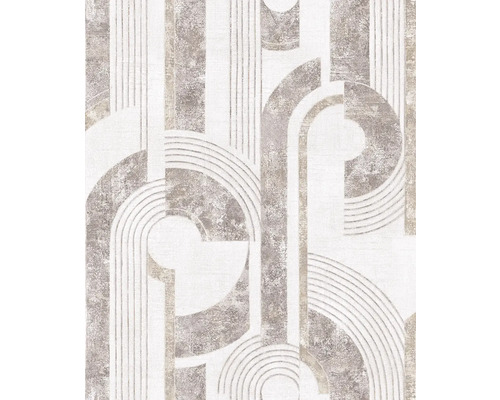 MARBURG Vliesbehang 81631 Kylie abstract beige Behang met geometrische vormen