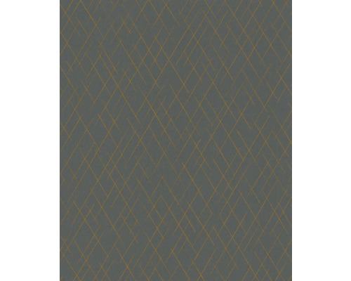 MARBURG Vliesbehang 82408 Kylie geometrisch antraciet Behang met geometrisch ruitpatroon