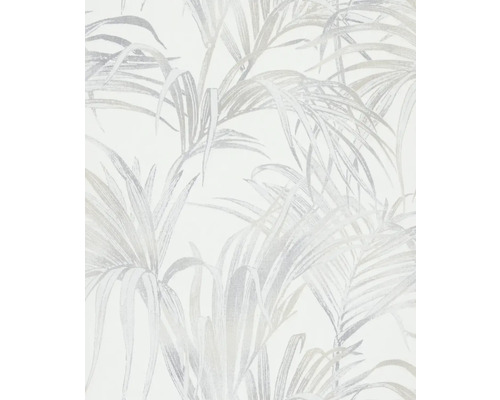 MARBURG Vliesbehang 82412 Kylie bloemen grijs Behang met palmmotief