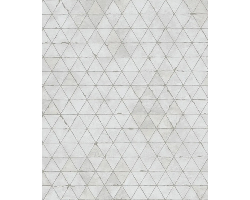MARBURG Vliesbehang 82424 Kylie geometrisch grijs Behang met driehoekpatroon
