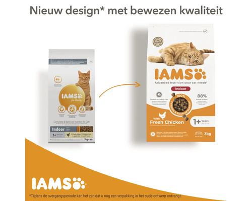 IAMS Kattenvoer adult indoor kip 3 kg