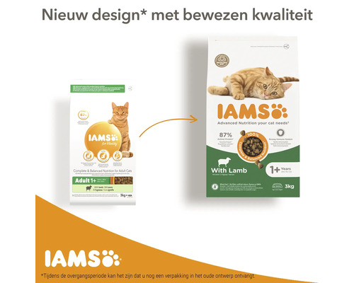 IAMS Kattenvoer adult lam 3 kg