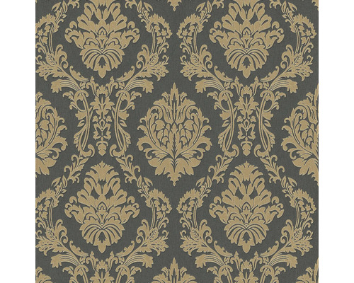 ERISMANN Vliesbehang 10288-15 Versailles ornament zwart Behang met bloemmotief