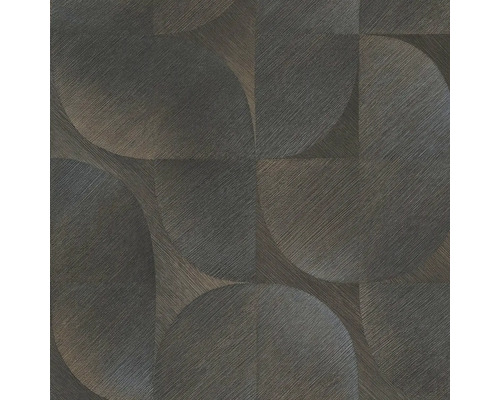 ERISMANN Vliesbehang 10392-15 Martinique geometrisch bruin Behang met geometrisch cirkelontwerp