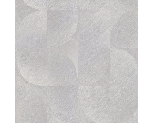 ERISMANN Vliesbehang 10392-38 Martinique grafisch taupe Behang met geometrisch cirkel- en vierkantpatroon