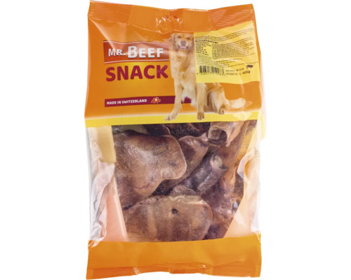 MR.BEEF Hondensnack Varkensoren 400 g Mr. Beef Snack varkensoren in een zak van 400 gram