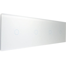 Vierdubbele touch-wandschakelaar voor smart home