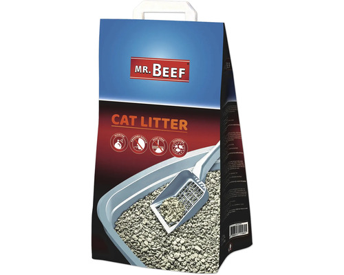 MR.BEEF Kattenbakvulling White Hygiene 12 L Mr. Beef kattenbakvulling zak met geur, geurbinding, stofvrij en klontvormend