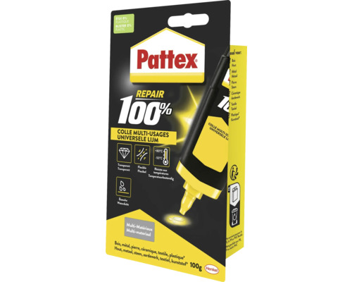 Verpakking van Pattex Repair 100 procent universele lijm, 100 gram