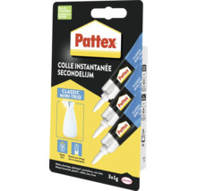 Pattex secondelijm Mini-Trio verpakking met 1 gram inhoud per stuk