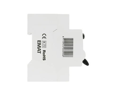 EMAT aardlekschakelaar met CE-markering en RoHS-symbool