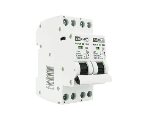 Emat automatische zekering, tweepolig