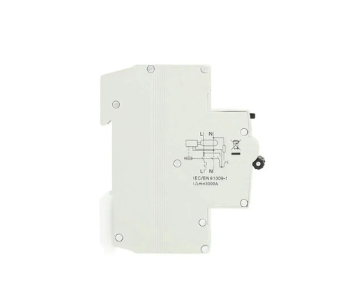 Aardlekschakelaar met schematische tekening