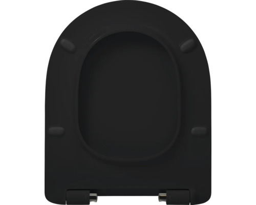 Zwarte toiletbril met softclose