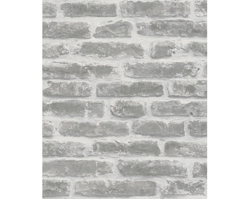 MARBURG Vliesbehang 82378 Jackie steenoptiek grijs Behang met metselwerk look
