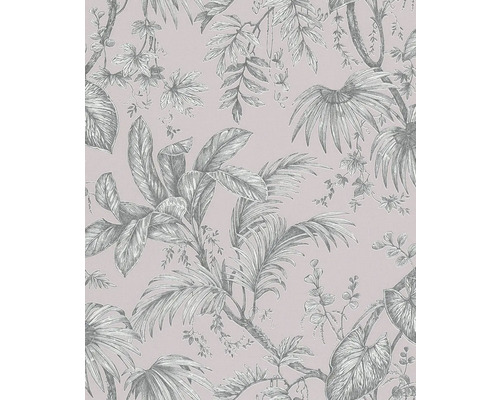 MARBURG Vliesbehang 82339 Jackie bladeren jungle roze Behang met jungle motief en bladeren
