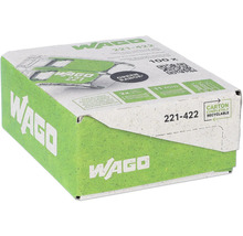 Wago 221-422 lasklemmen met hendels, 100 stuks