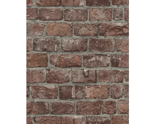 MARBURG Vliesbehang 34833 GZSZ steenoptiek steenrood Behang met baksteenmotief