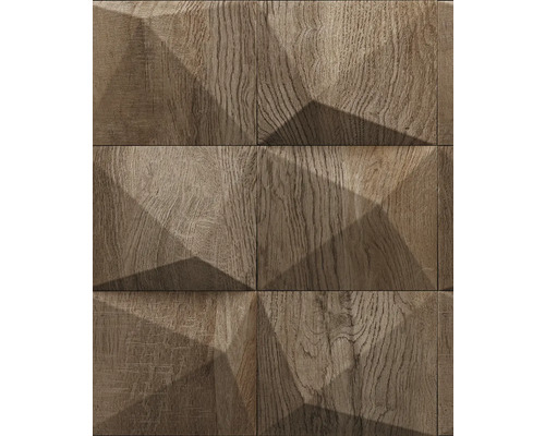 MARBURG Vliesbehang 34852 GZSZ houtoptiek bruin Decoratieve houten wandpanelen met driedimensionaal ontwerp