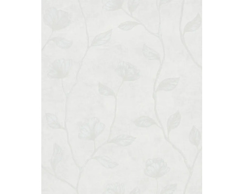 MARBURG Vliesbehang 34803 GZSZ bladeren wit Behang met bloemen- en bladmotief
