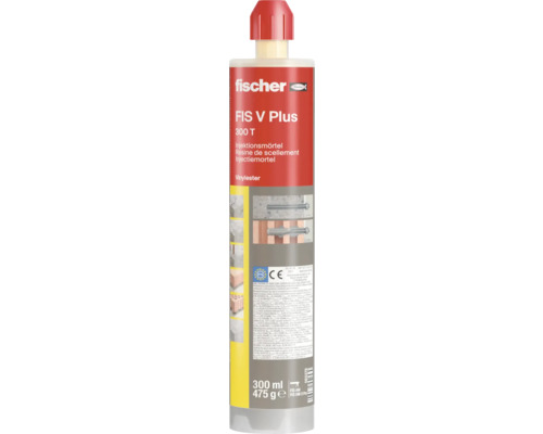 FISCHER Injectiemortel FIS V Plus, 300 ml Fischer FIS V Plus 300 T Injectiemortel
