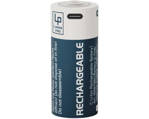 Lumak Pro C lithium-ion batterij met USB-aansluiting
