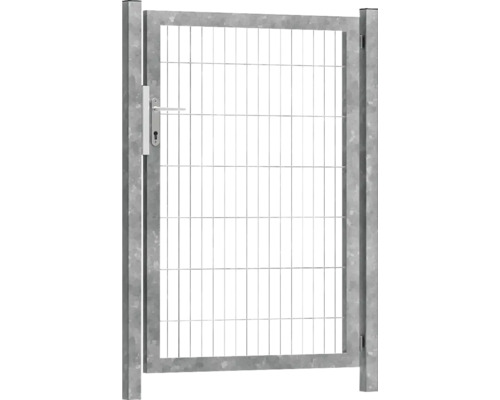 Metalen tuinpoort met handgreep en slot