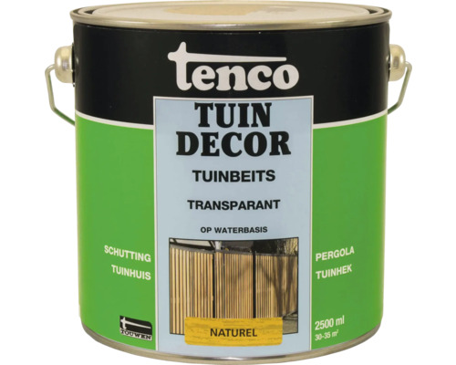 TENCO Tuindecor transparant naturel 2,5 l Tenco Tuindecor transparante tuinbeits, 2500 ml blik