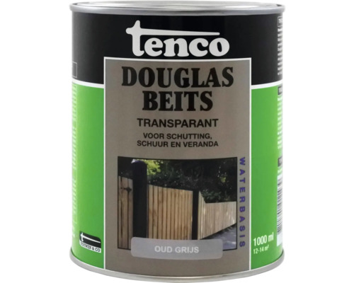 TENCO Douglasbeits transparant grey wash 1 l Tenco Douglas Beits Transparant voor schuttingen, schuren en veranda''s in een 1000 ml blik