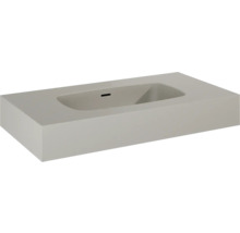 Wastafel van gegoten mineraal