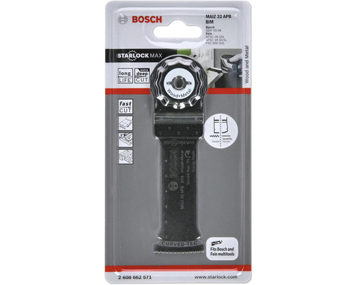 Bosch Starlock Maxx multifunctioneel gereedschapszaagblad geschikt voor hout en metaal