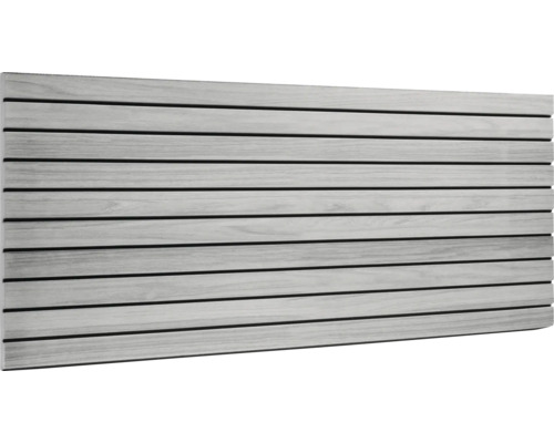 Lichte houten panelen met horizontale lijnen voor wanddecoratie