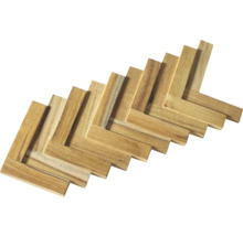 Houten mozaïektegel in visgraatmotief