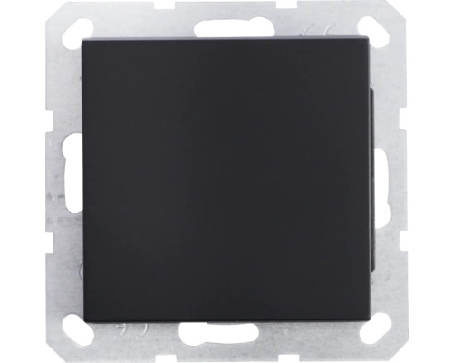 Zwarte lichtschakelaar met frame